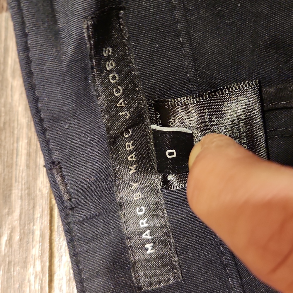 ❤️ MARC JACOBS VINTAGE HIGH RISE TAPERED CROPPED PANTS, 0 (25) - Picture 4 of 9
